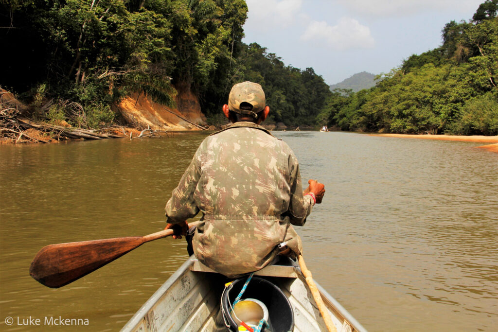 Rupununi Guyana: Canoe Paddling rupununi guyana