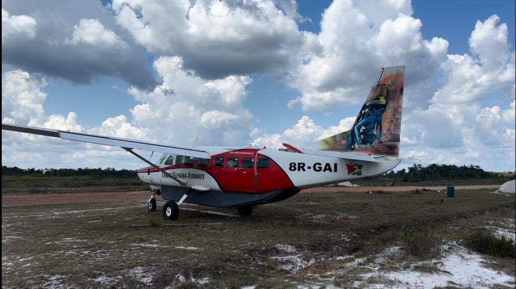 Flying to the rupununi